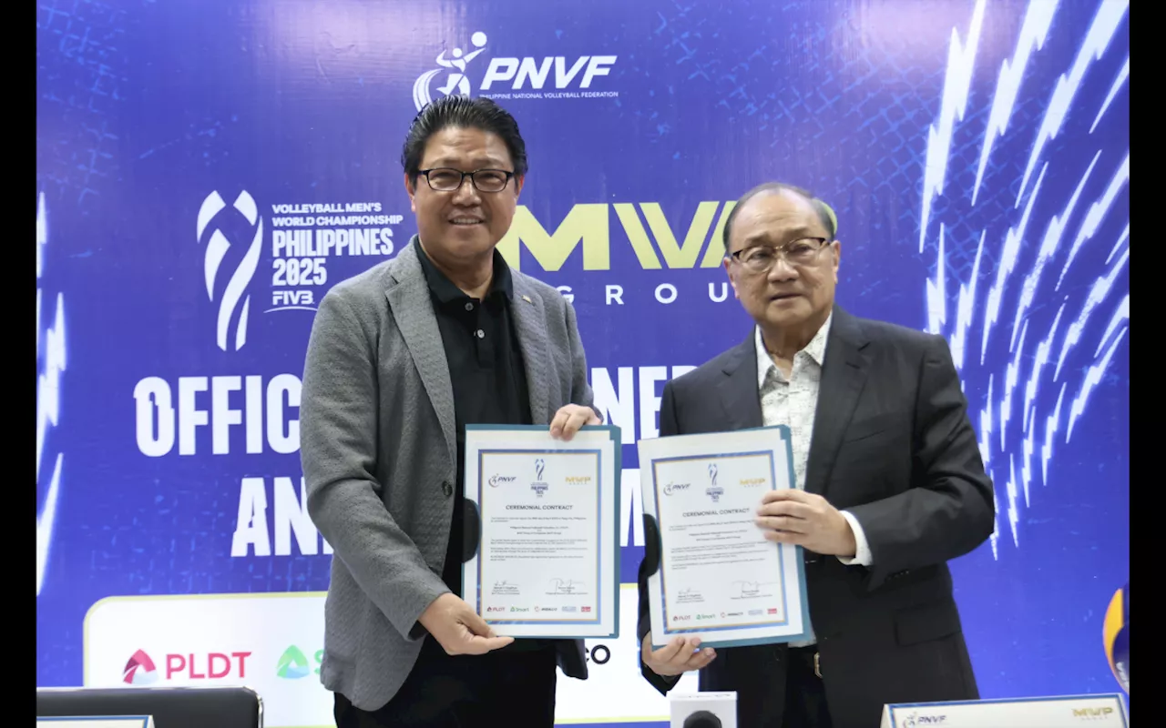 PNVF, MVP Group seal partnership for 2025 FIVB Men's World Championship hosting