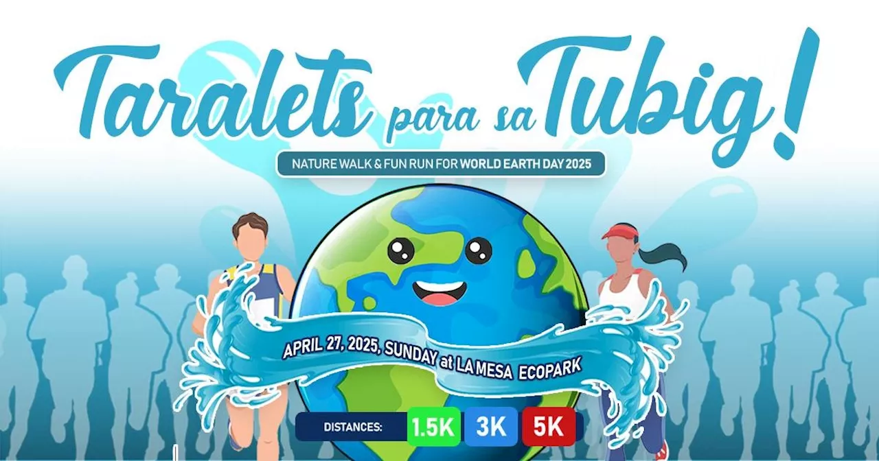 'Taralets para sa tubig' nature walk, fun run set at La Mesa Ecopark