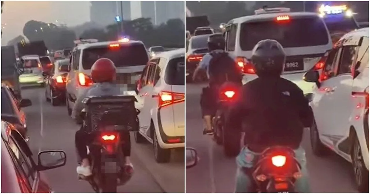Driver & Motorcyclist Stop to Assist Fallen Rider in Johor, Leading to Chain Collision That Ends in Rider's Death