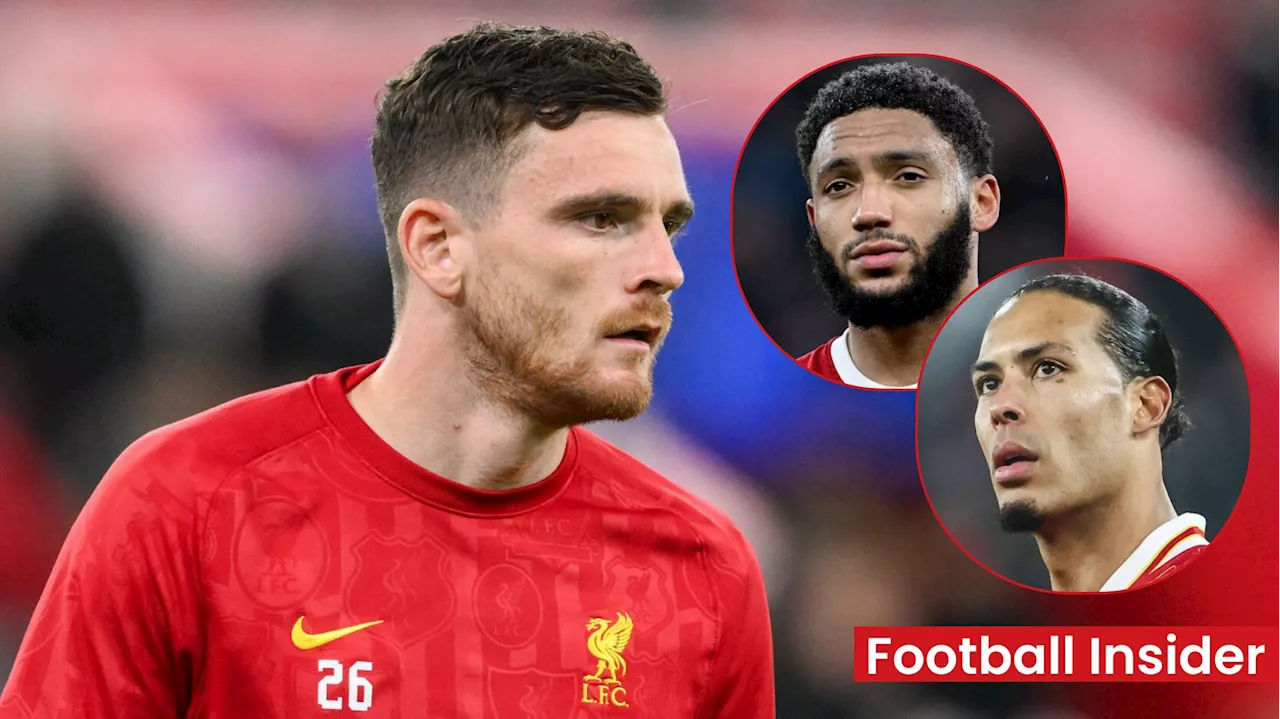 Van Dijk and Joe Gomez react to Robertson’s message ahead of potential Liverpool exit