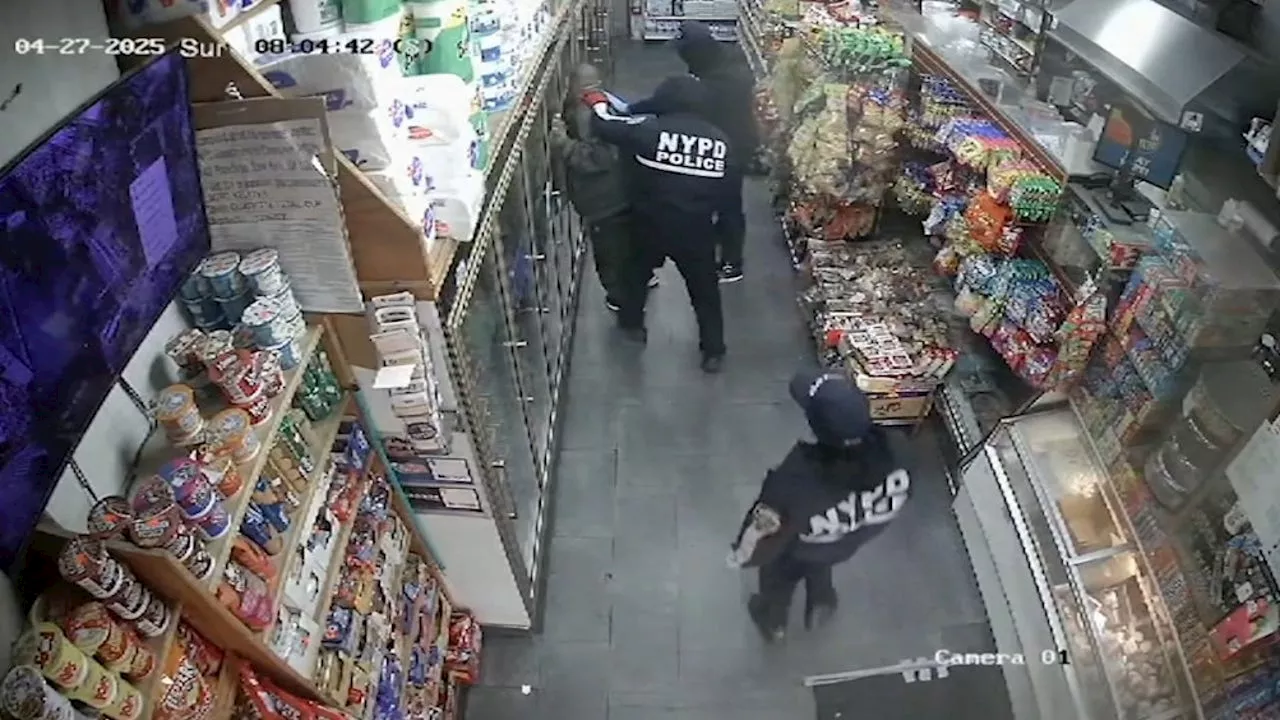 Masked men impersonating NYPD violently rob Brooklyn bodega