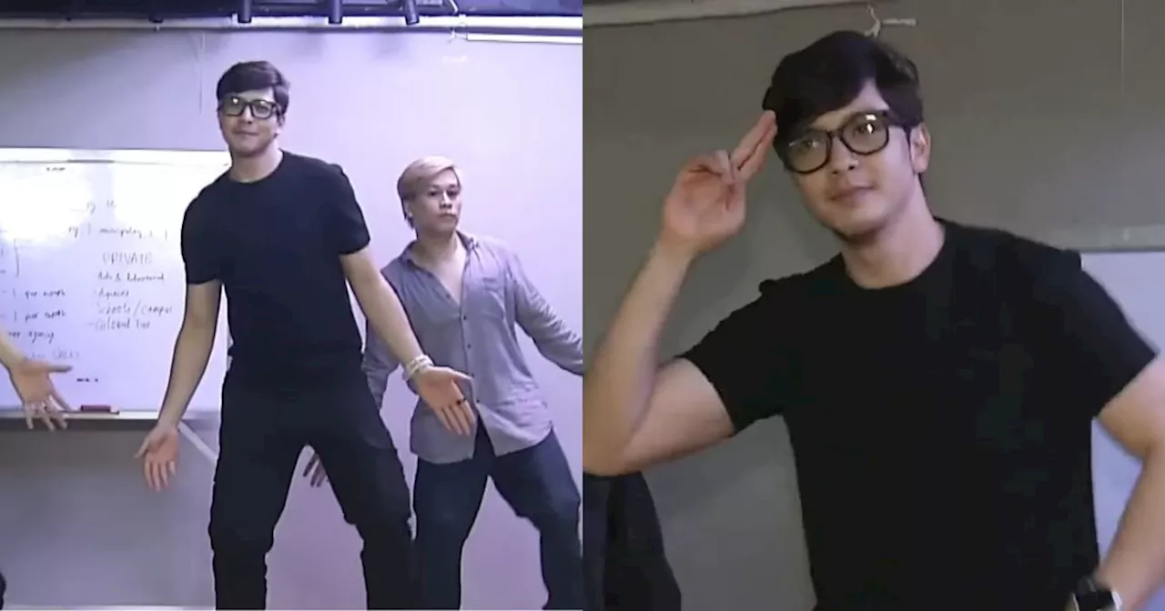 Alden Richards preparing dance production number for 'Stars on the Floor'