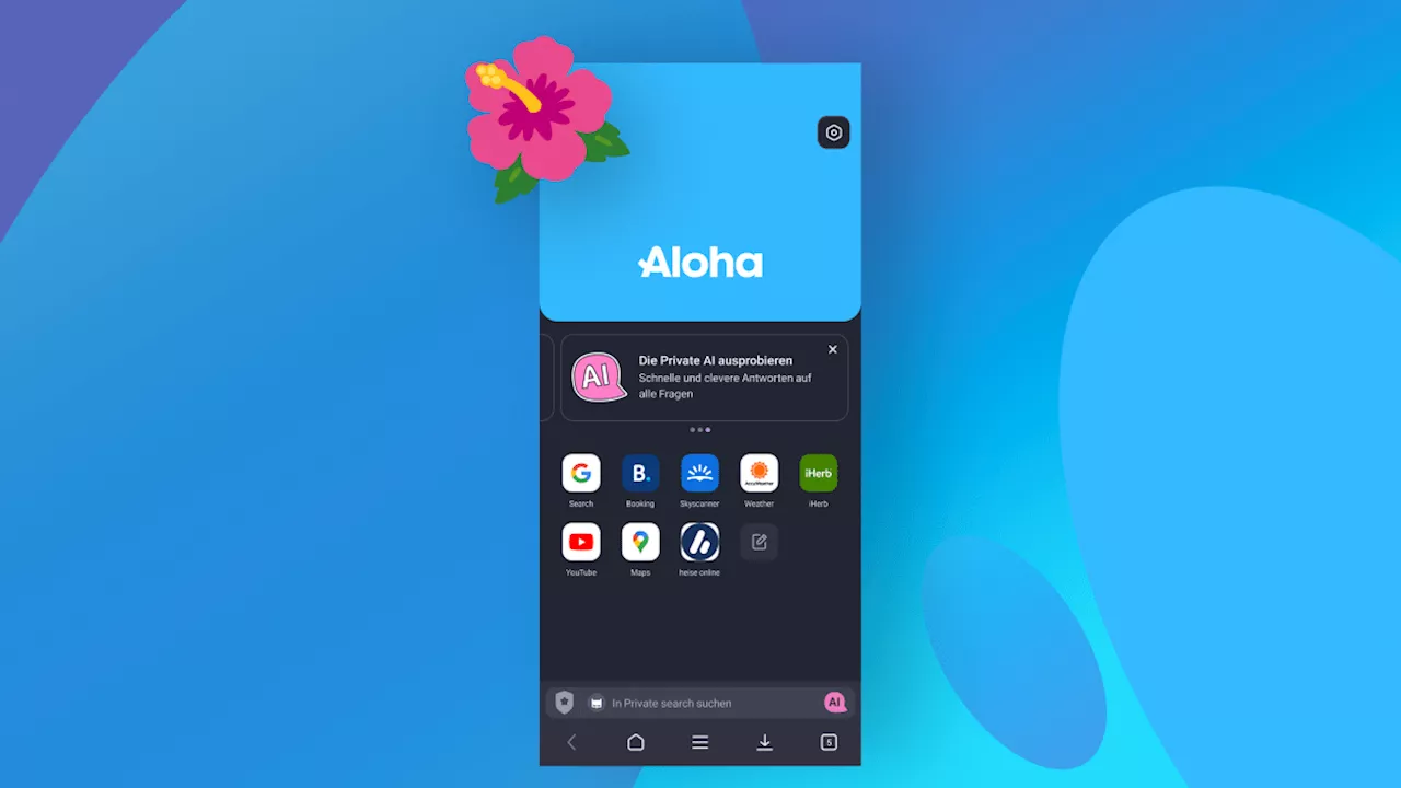 Chrome-Alternative Aloha: Was der 'Privacy Browser' bietet
