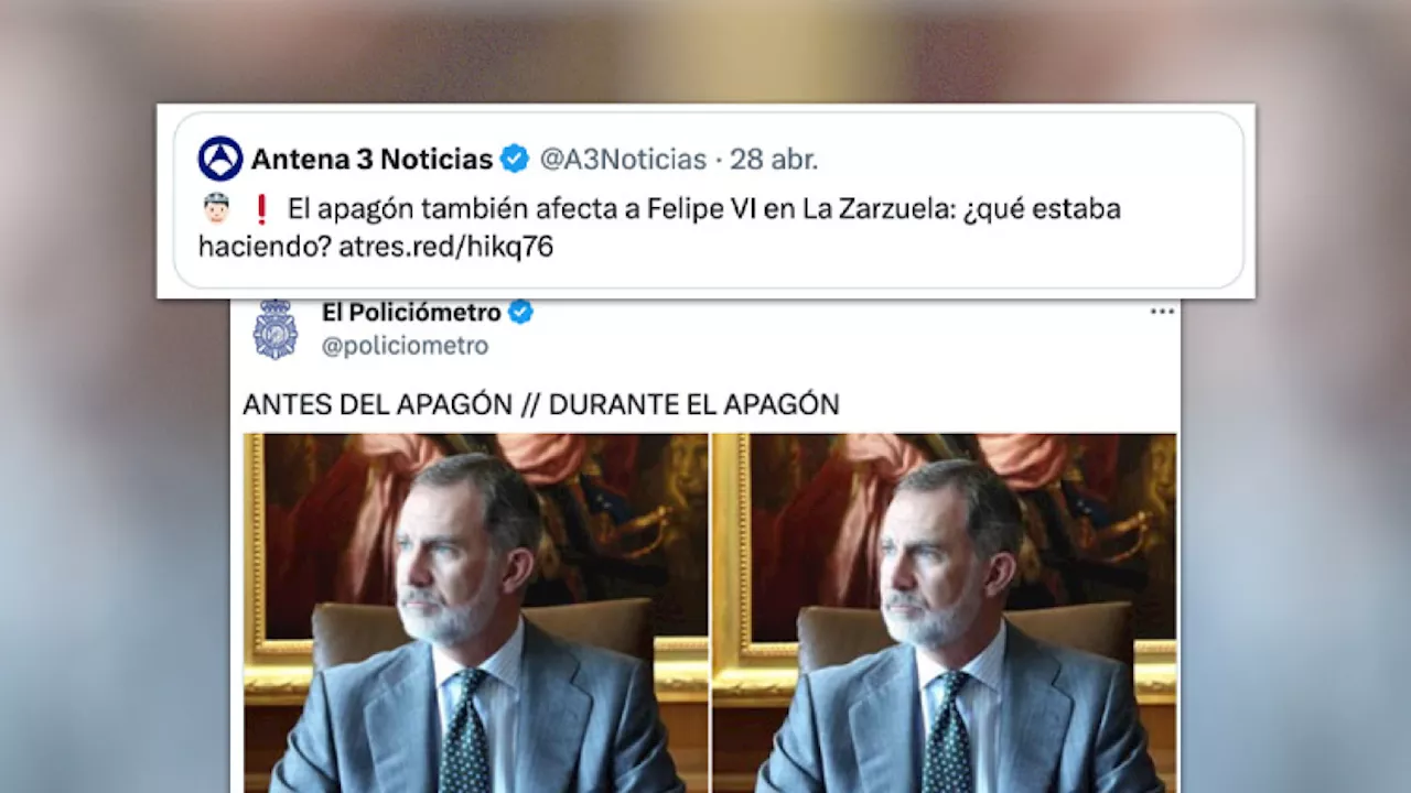Antena 3 se pregunta qué estaba haciendo Felipe VI durante el apagón y provoca el despiporre: 'Vaya, justo cuando se iba a poner a trabajar'