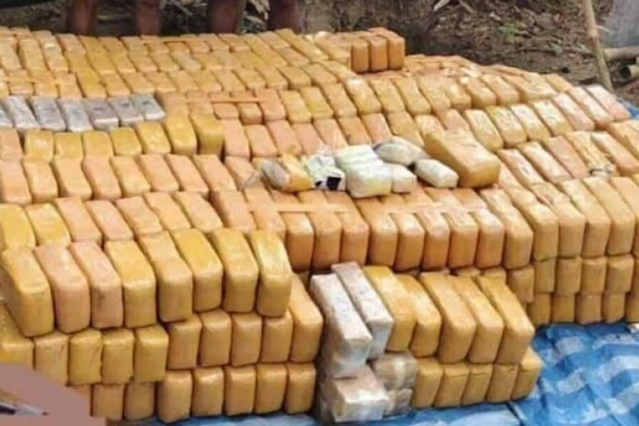 ทหาร KNU ตรวจยึดยาบ้า 5,000,000 เม็ด และจับกุมผู้ต้องหา ชาย 2 ราย ที่ชายแดน