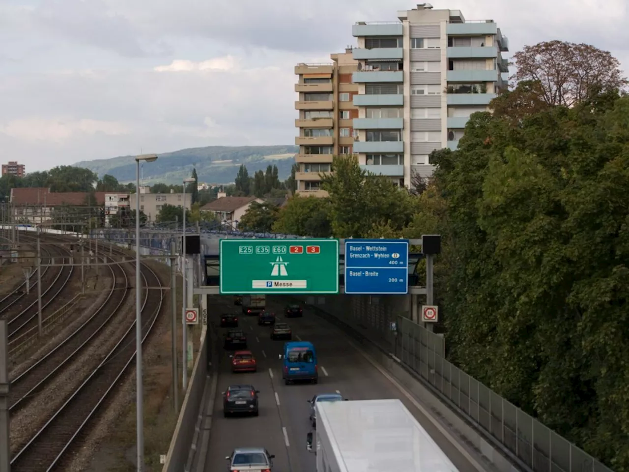 Bauarbeiten an Basler Osttangente führen zu Tunnelsperrung