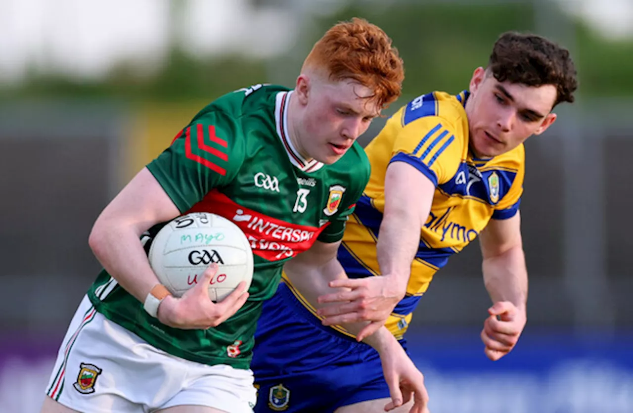 Six goals served up in Connacht U20 final as Mayo defeat Roscommon