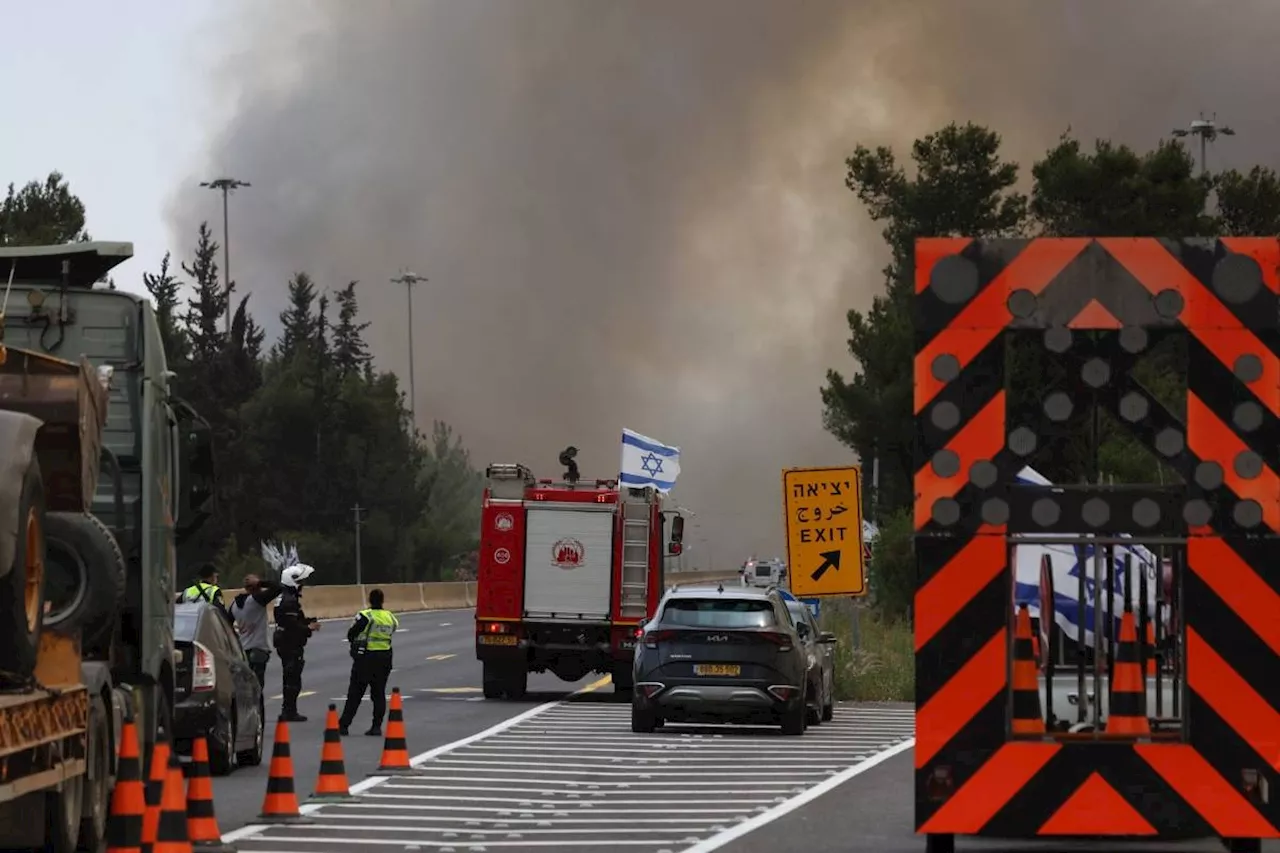 Israel deploys army to control fire near Jerusalem