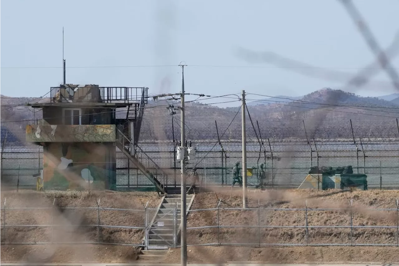 South Korea's military fires warning shots after North Korean soldiers cross the border