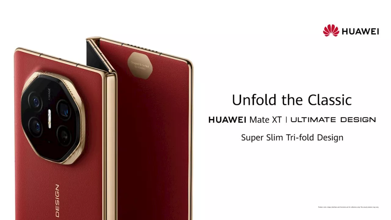 Huawei Breaks Boundaries with the First-Ever Tri-Fold