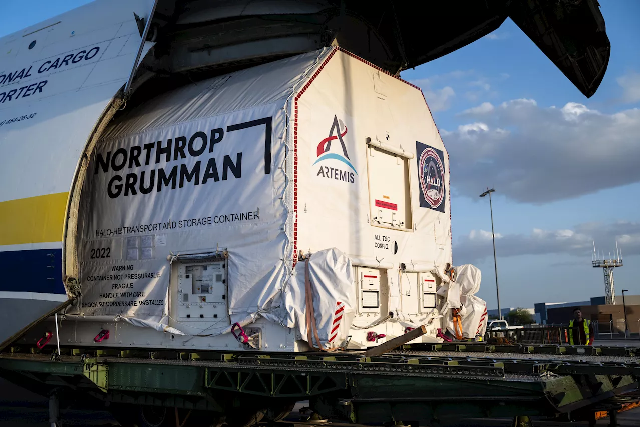 NASA Welcomes Gateway Lunar Space Station’s HALO Module to US