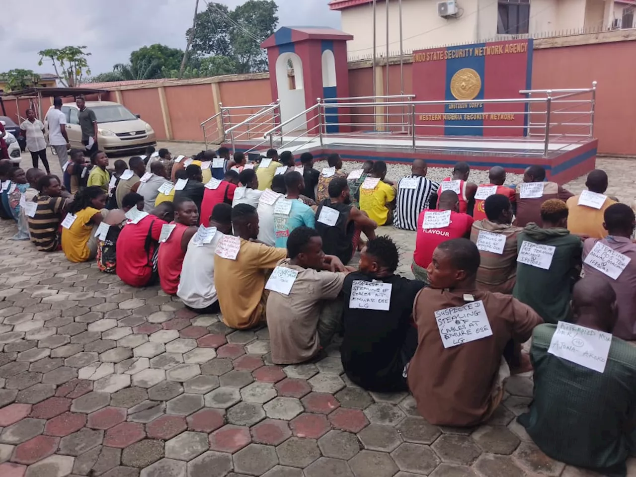 Amotekun arrests 28 suspects for kidnapping, human trafficking in Ondo