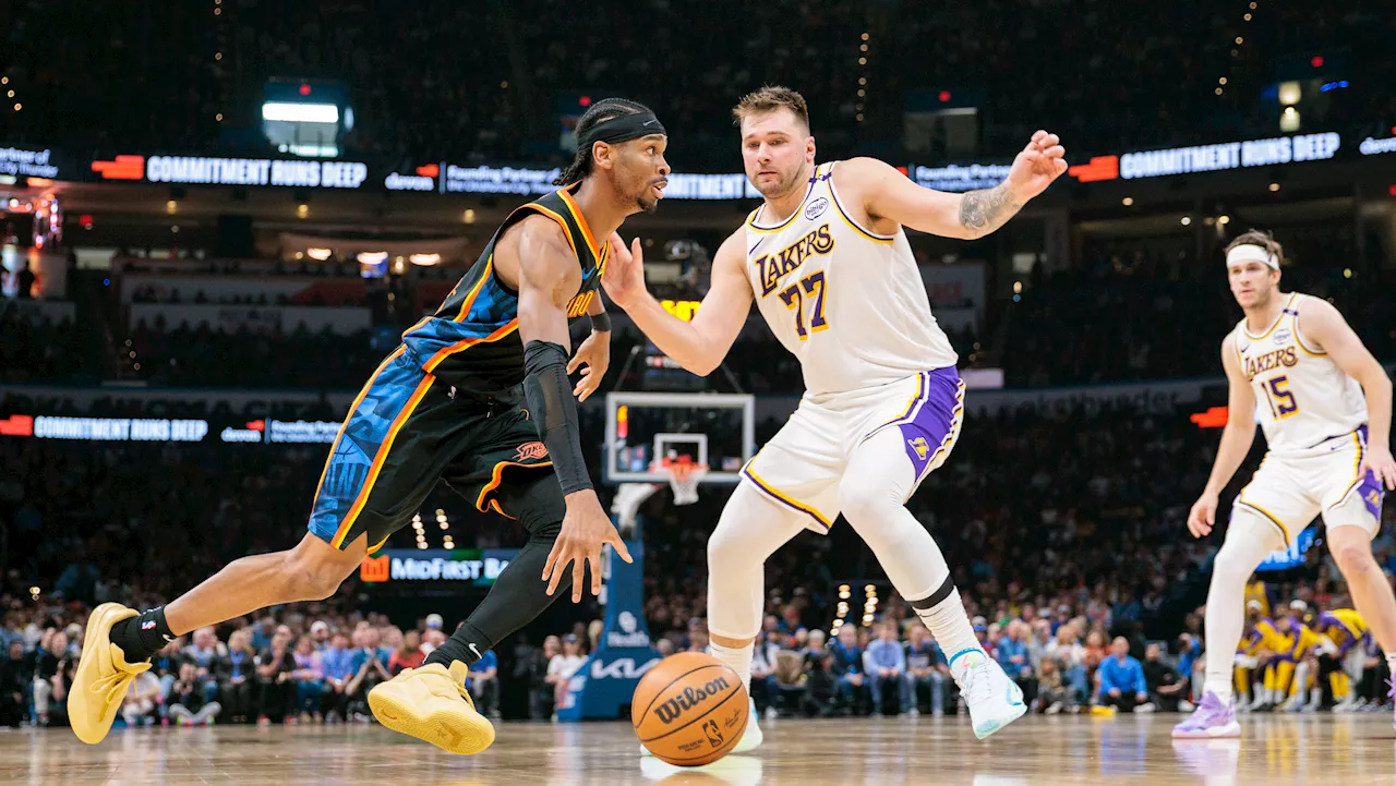 SGA faces off with Luka, LBJ in NBA triple-header on TSN