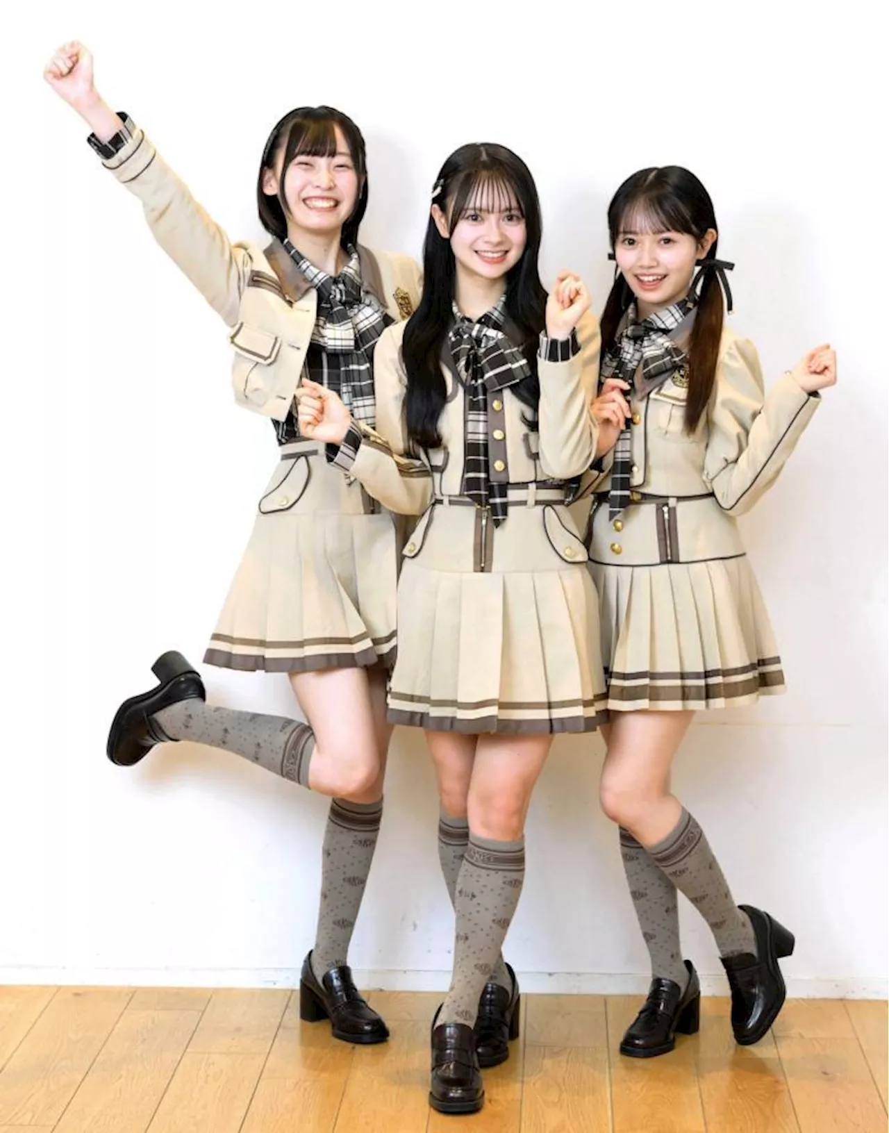 ＡＫＢ４８坂川陽香、伊藤百花、花田藍衣の初選抜３人が熱い思い「何もあきらめてない」