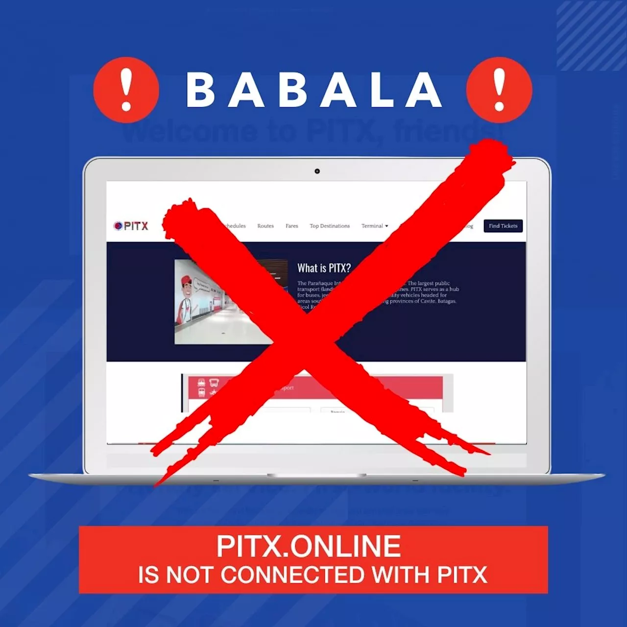 PITX warns vs fake website ahead of Holy Week 2025