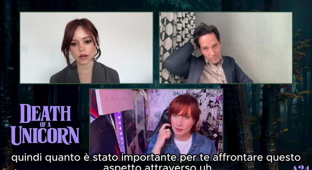 Death of a Unicorn, Jenna Ortega: «Essere giovani oggi significa sentirsi in debito con il pianeta»