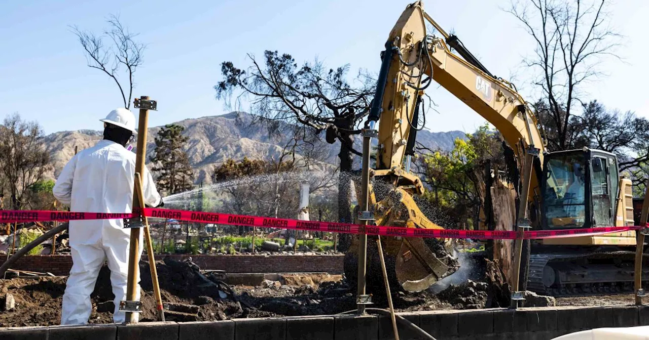 The government is clearing fire debris from thousands of plots. Here’s what it looks like