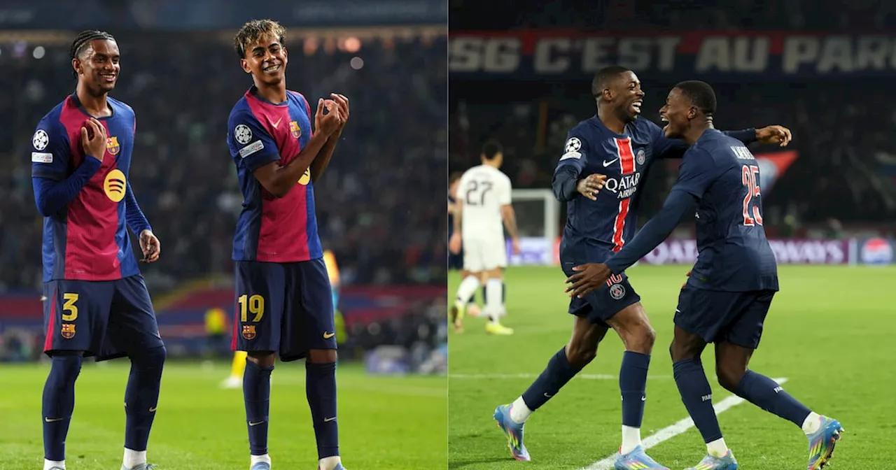 Barcelona y PSG se hicieron sentir como locales: Golearon, gustaron y encaminaron el paso a semifinal