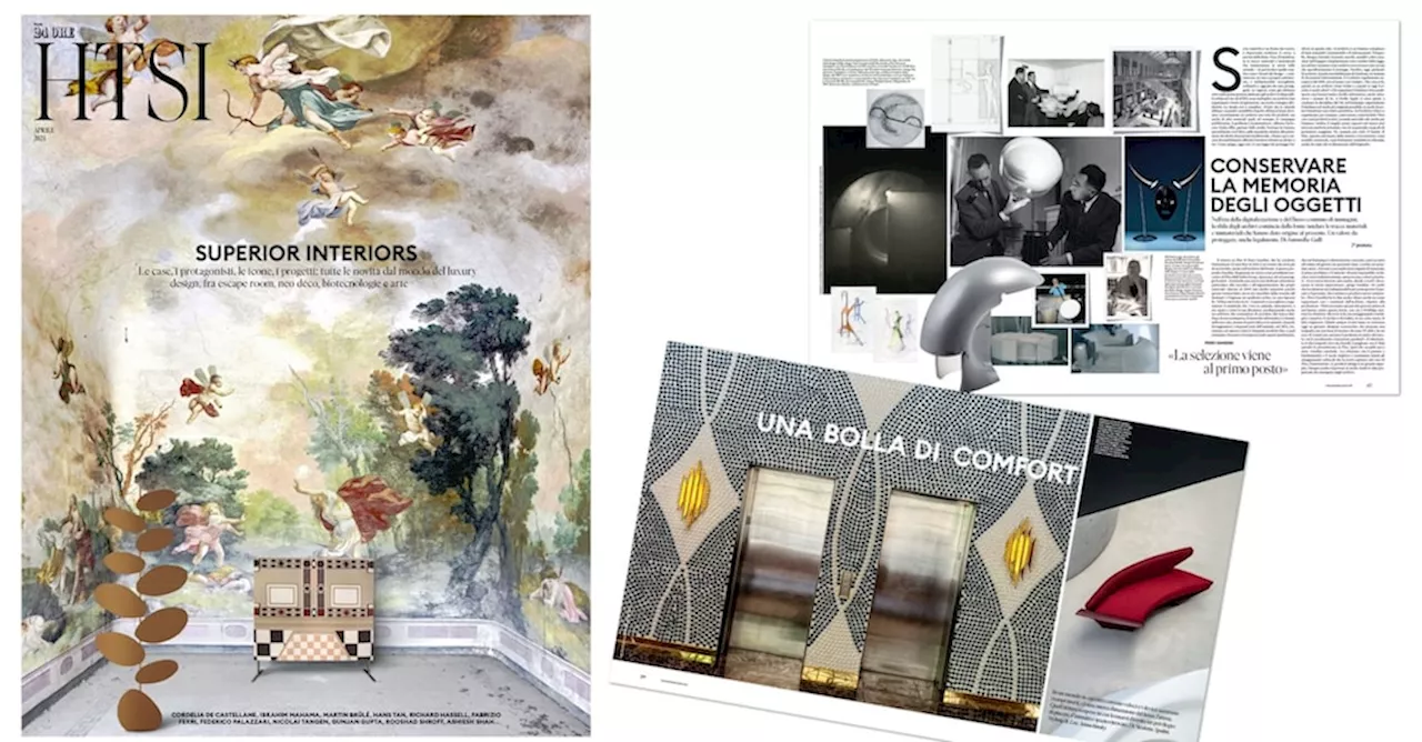 Ad aprile HTSI è Superior Interiors: un numero speciale dedicato al design