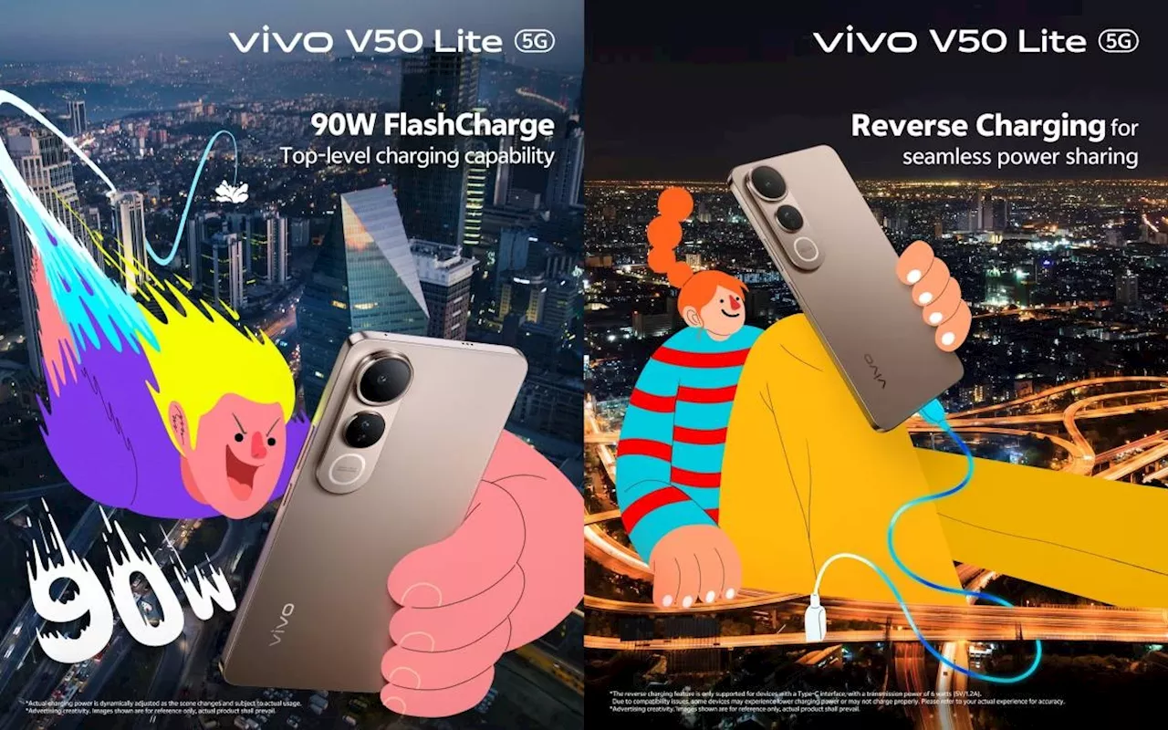 Discover vivo V50 Lite's strong 6500mAh BlueVolt battery with Maine Mendoza