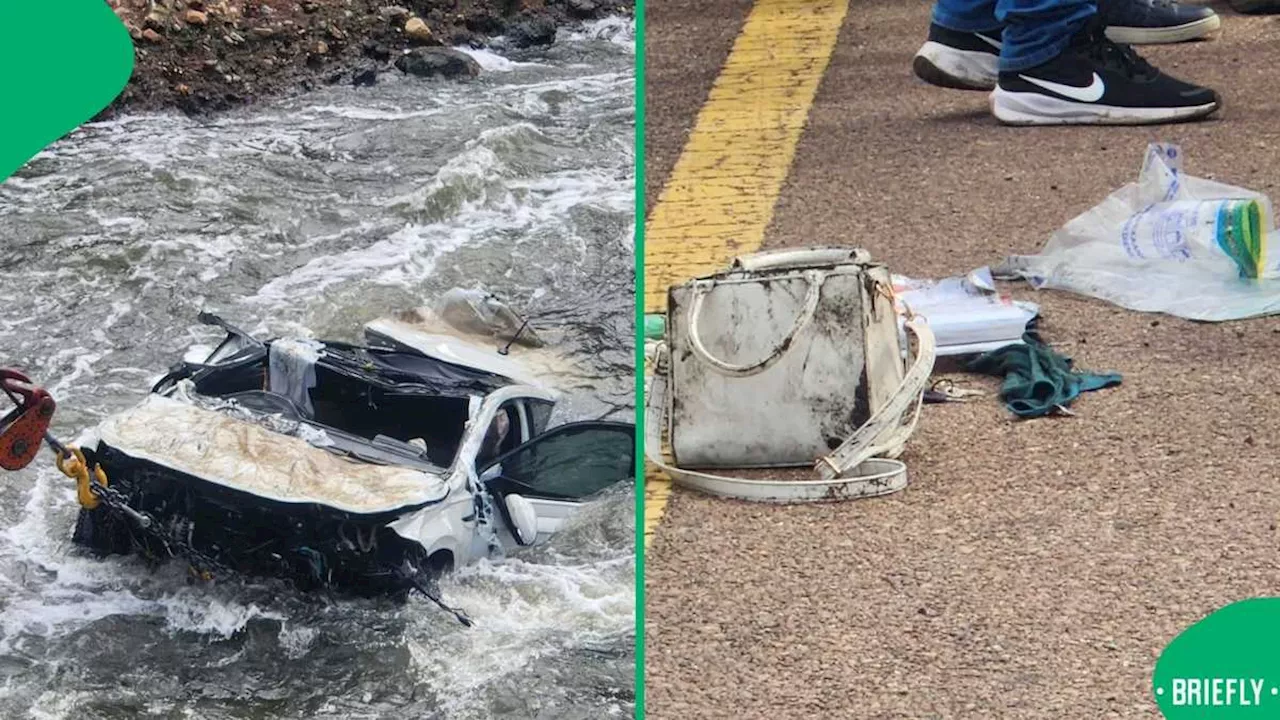 Police Divers Retrieve Constables’ VW Polo From Hennops River, Mzansi Questions Condition of Vehicle