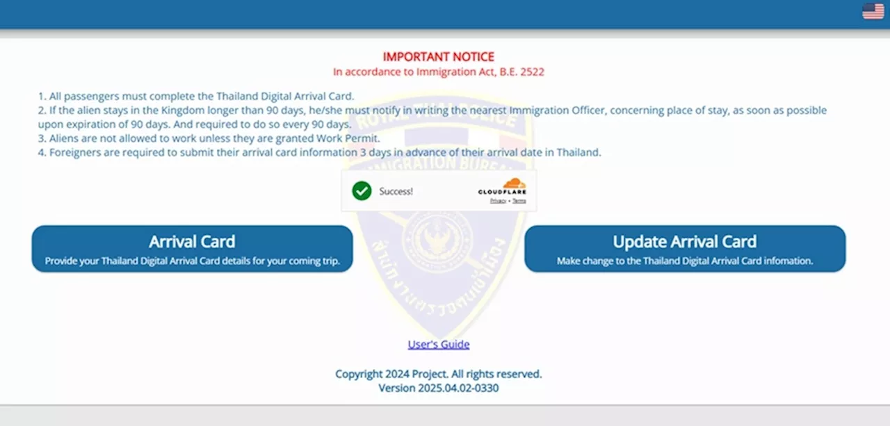 Thailand warns travellers of fake Digital Arrival Card website charging US$10 for free entry form