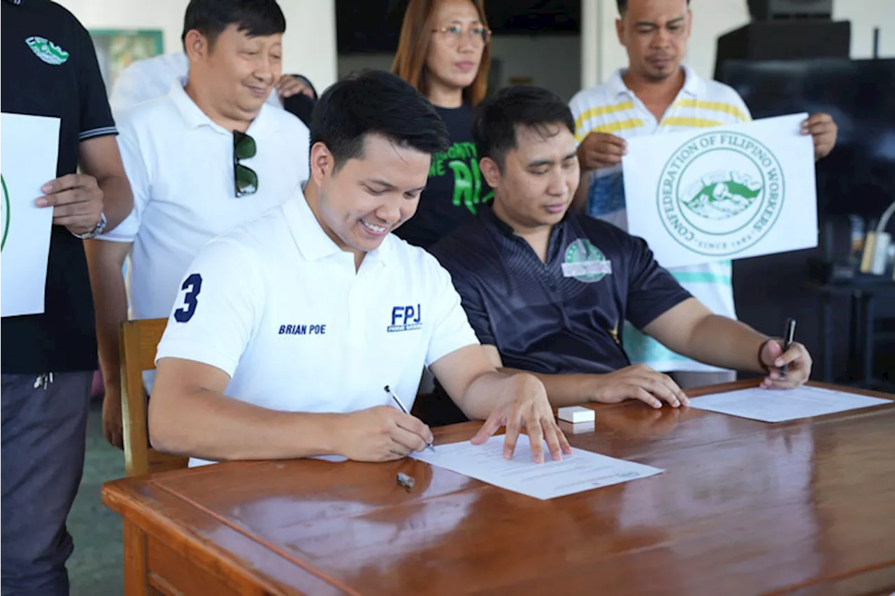 Party-list partners with workers group