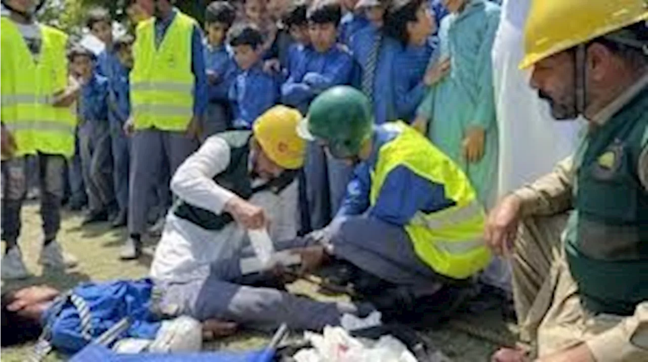 Children learn emergency drills as Kashmir tensions rise