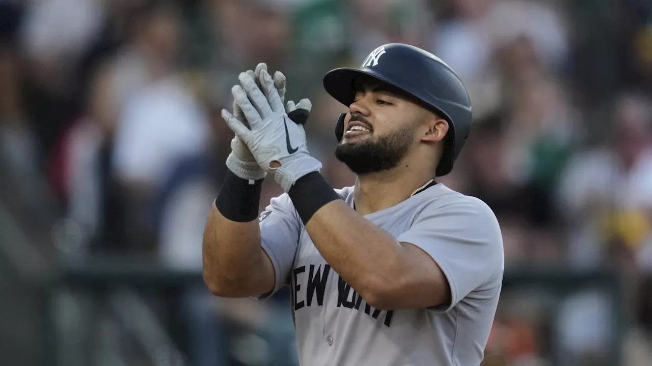Jasson Dominguez becomes youngest Yankees player with a 3-homer game