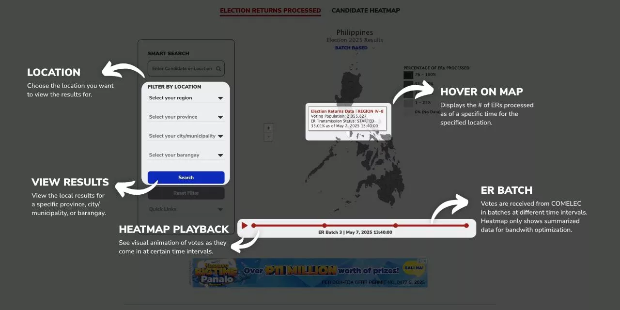 Here’s how to monitor the election results through GMA News Online’s Eleksyon 2025 site