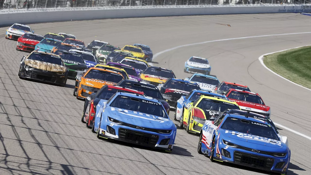 Kyle Larson wins again at Kansas, dominating for his 3rd NASCAR Cup Series win this season