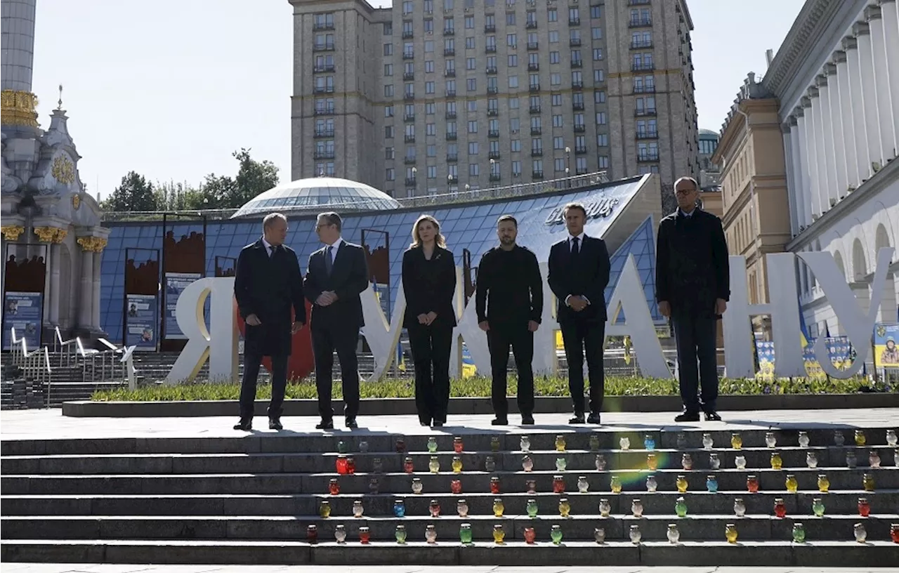 EU leaders in Kyiv in show of solidarity against Russia
