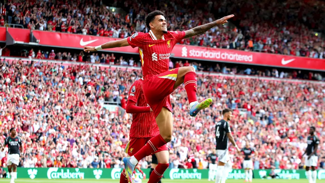 Liverpool 2, Arsenal 2: Luis Díaz sigue encendido y completó 13 goles en la Premier League