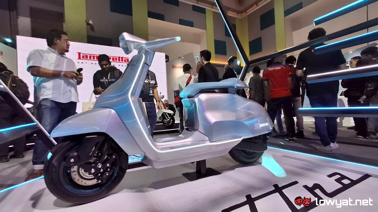 Lambretta Showcases Elettra Electric Scooter At MAS 2025