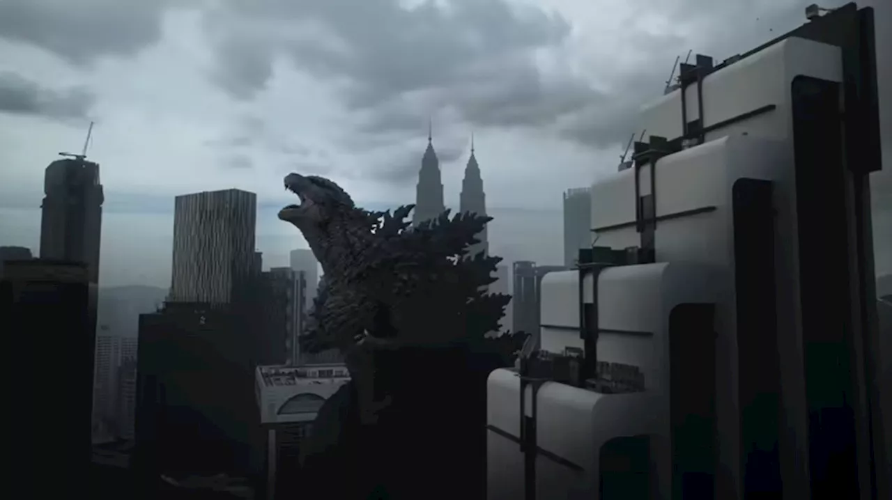 Godzilla looms over Malaysia’s Petronas Twin Towers in 70th anniversary tribute to SE Asian fans (VIDEO)