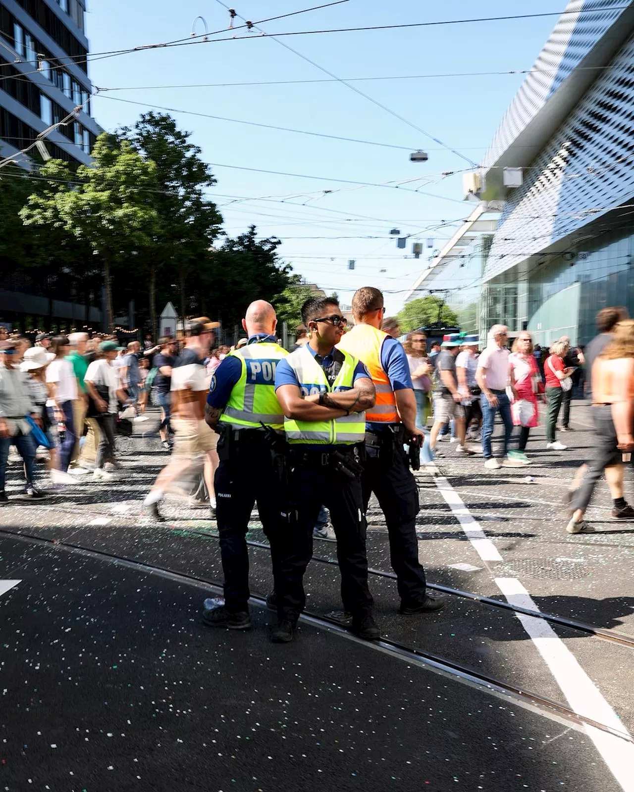 Friedlicher Start dank Kapo Basel: Basel heisst den Eurovision Song Contest willkommen