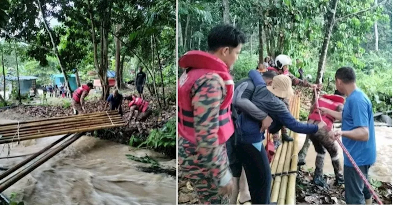 Bomba rescues 18 trapped by water surge in Hulu Langat