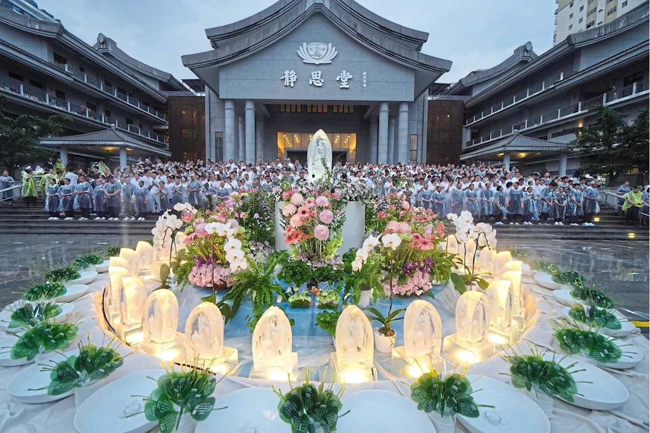 Buddhists on a journey of faith and devotion
