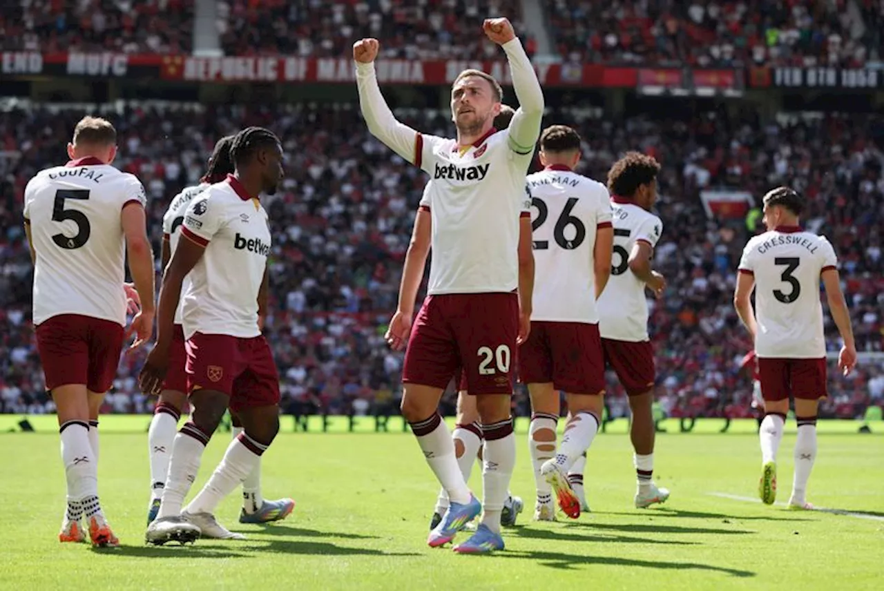 Soccer-Soucek and Bowen give West Ham first league win at Old Trafford since 2007
