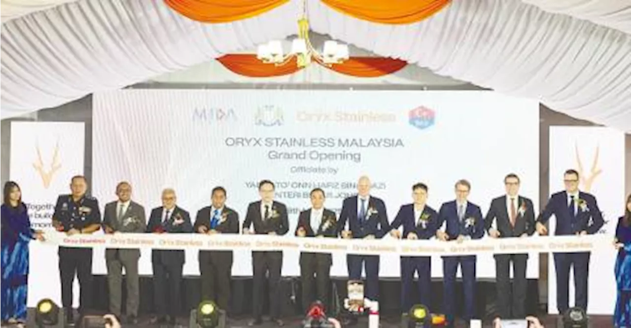 Netherlands’ Oryx Stainless opens processing facility in Johor
