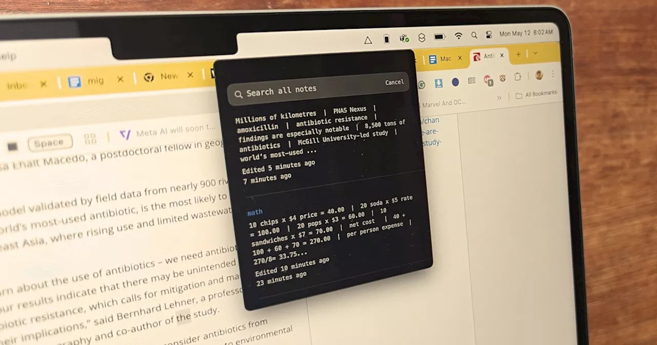 I tried a $5 scratchpad app for the Mac. I’ll never go back to Apple Notes