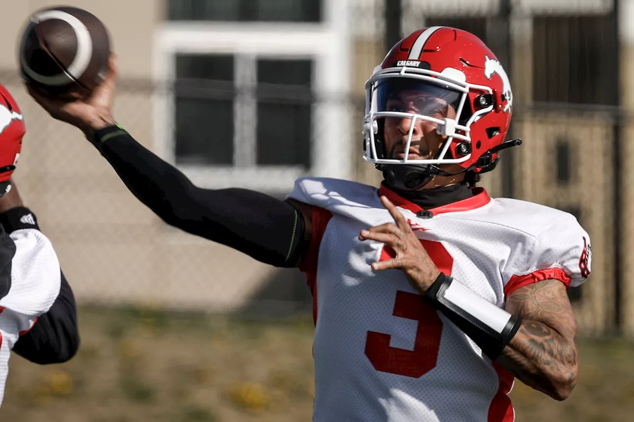 New quarterback, new turf, new era begins for Stampeders at camp
