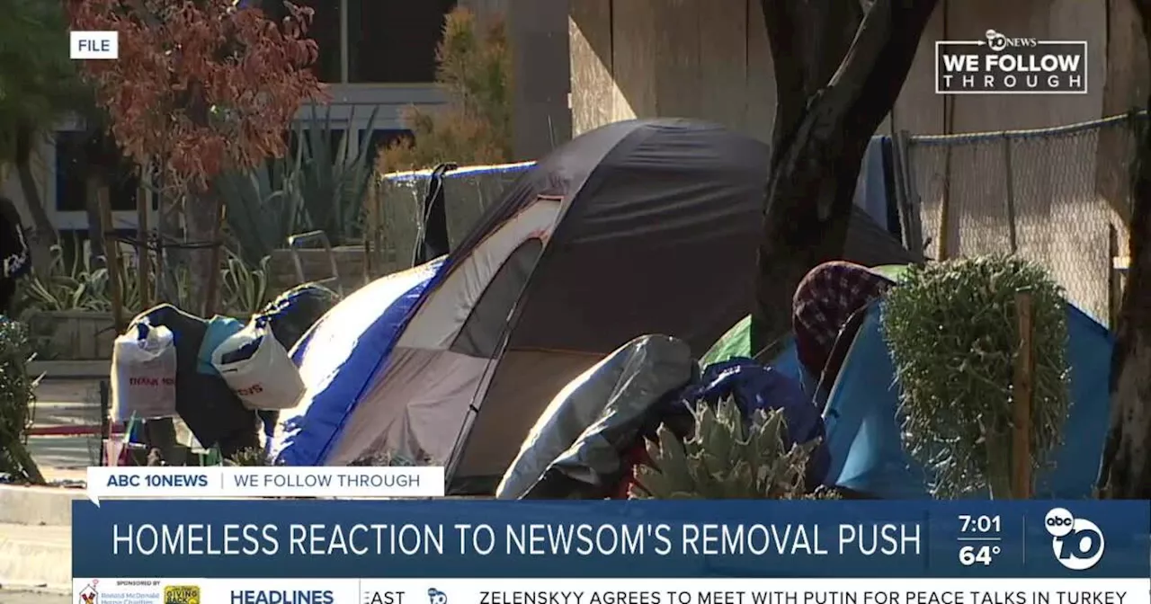 Unhoused and local advocate speak on Newsom's push for statewide encampment ban