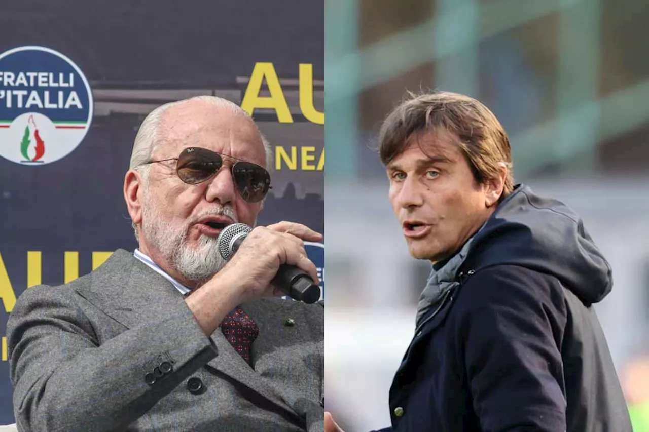 Conte-Napoli, quella frase ‘rubata’ che fa rumore: De Laurentiis ha già scelto