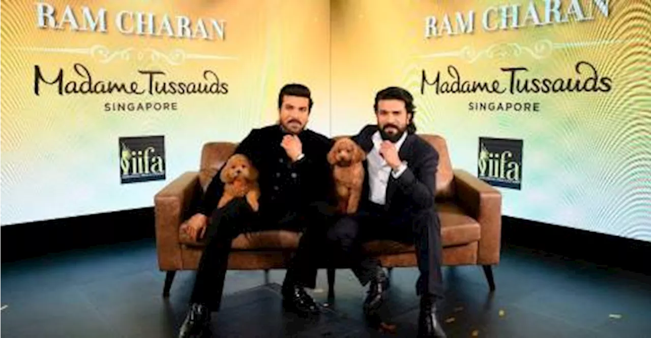 Global Superstar Ram Charan Unveils World’s First Wax Figure At Madame Tussauds Singapore