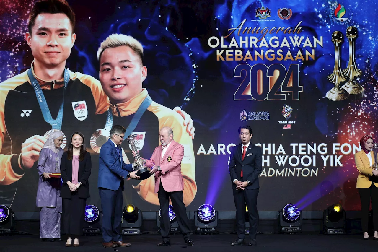 Aaron Chia-Soh Wooi Yik dinobat Olahragawan Kebangsaan 2024