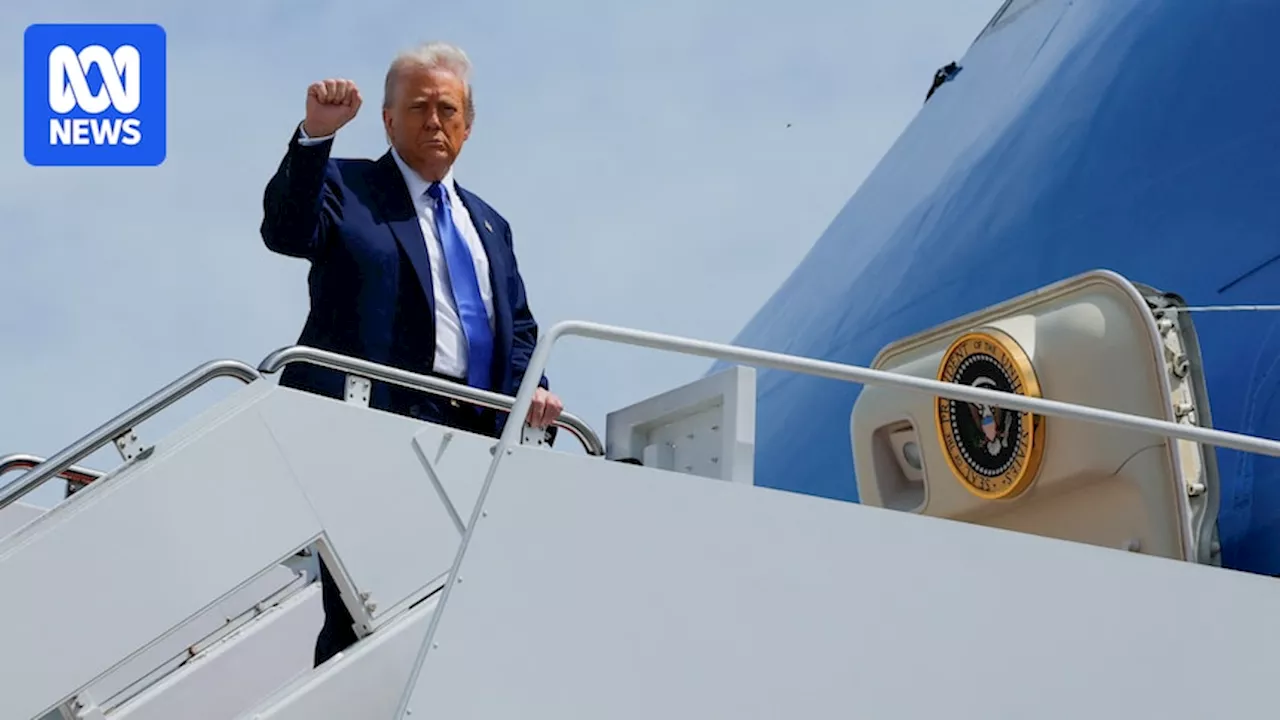 On Trump's second day in the Middle East, a 'tough guy', cybertrucks and a snub