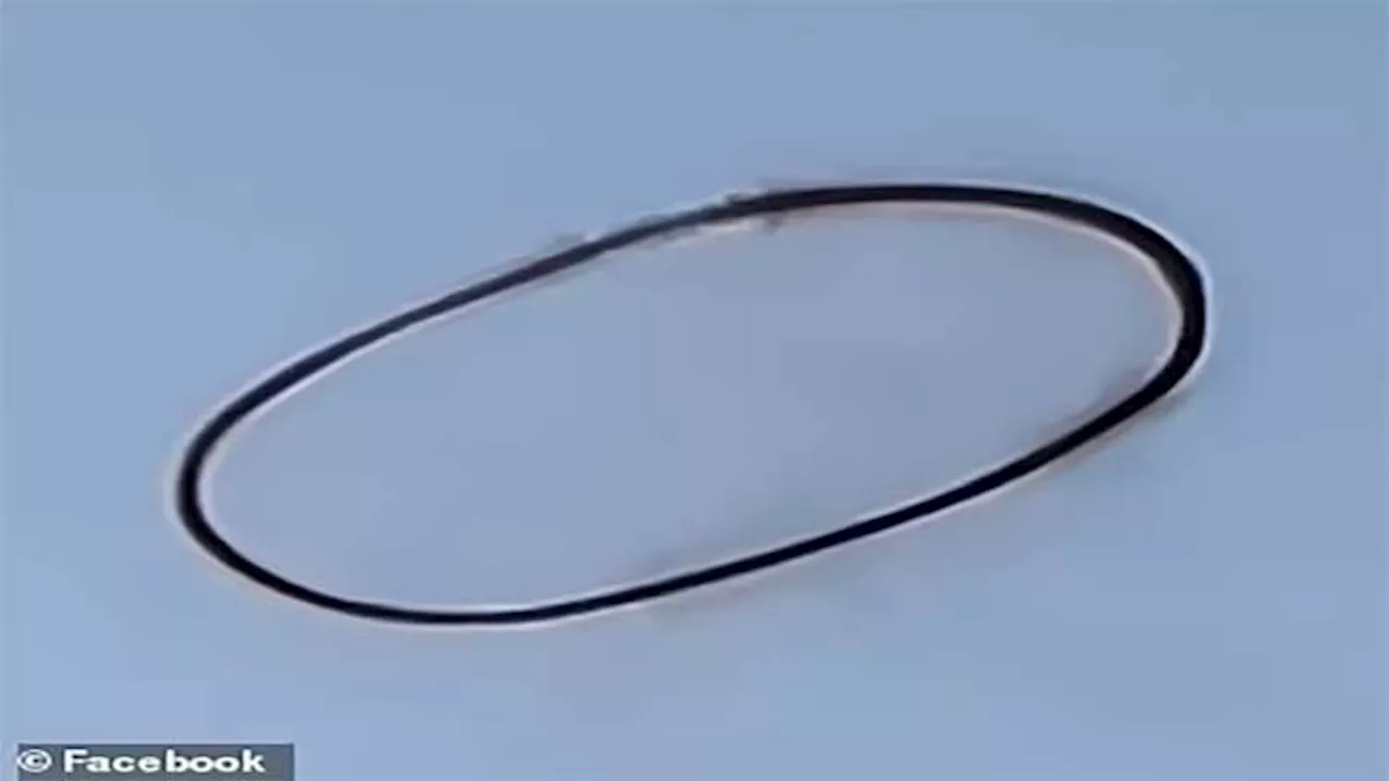 Mysterious big black ring appears over US skies