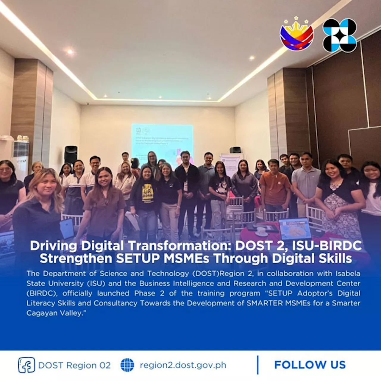 DOST, ISU equip Cagayan Valley MSMEs with advanced digital skills