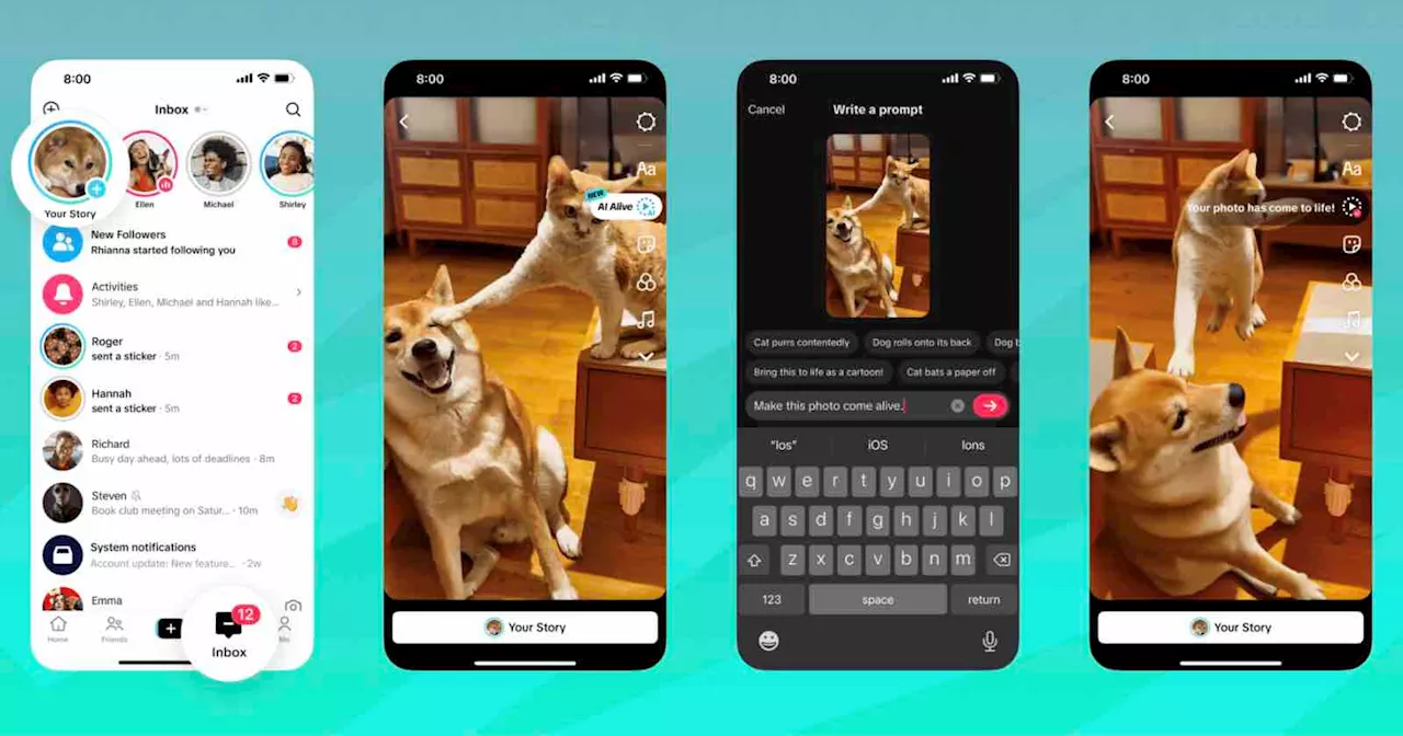 TikTok’s New ‘AI Alive’ Tool Transforms Your Photos Into Videos with a Prompt